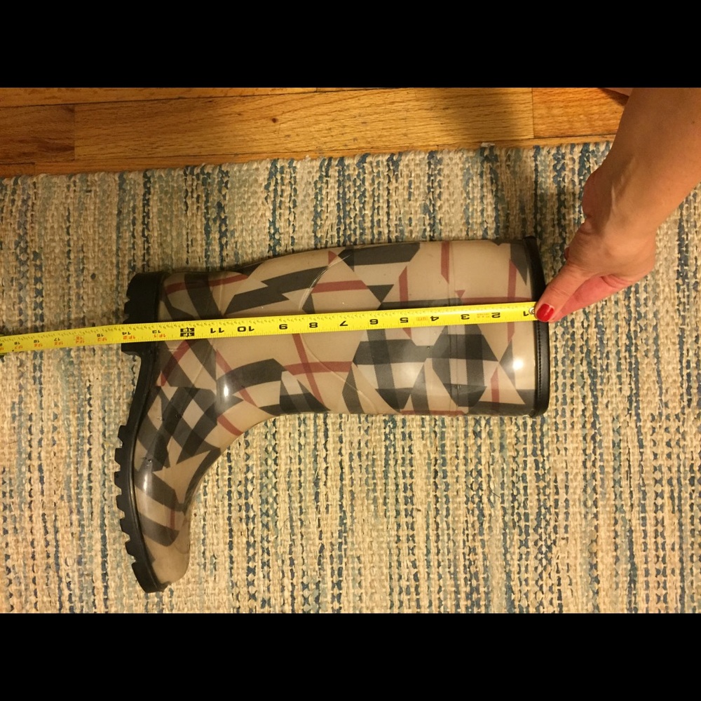 Authentic Burberry Patchwork rubber rain boots - image 3